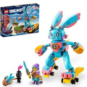 LEGO DREAMZzz Vibrant Bunny Robot Set - Blue and Pink